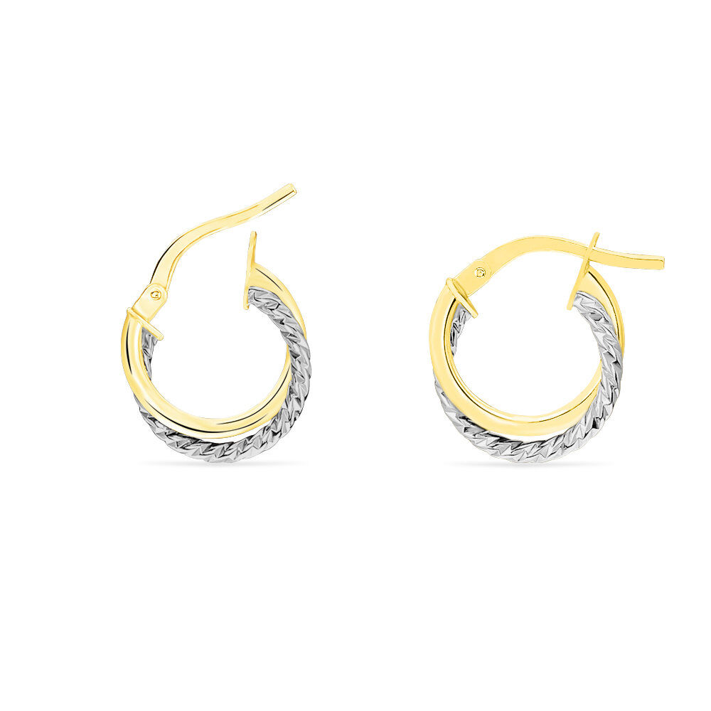 Cr&eacute;oles Maelia Or Bicolore - Cr&eacute;oles Femme | Marc Orian