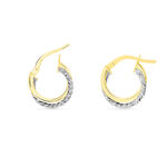 Cr&eacute;oles Maelia Or Bicolore - Cr&eacute;oles Femme | Marc Orian