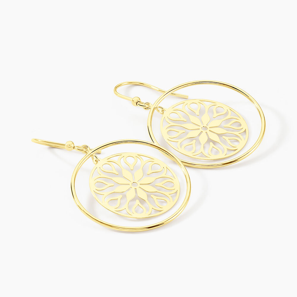 Boucles D'oreilles Pendantes Rosamund Or Jaune - Pendantes Femme | Marc Orian