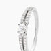 Bague Solitaire Katalina Or Blanc Diamant - Parures de mariage Femme | Marc Orian