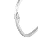 Bracelet Jonc Safietouae Argent Blanc - Bracelets joncs Femme | Marc Orian
