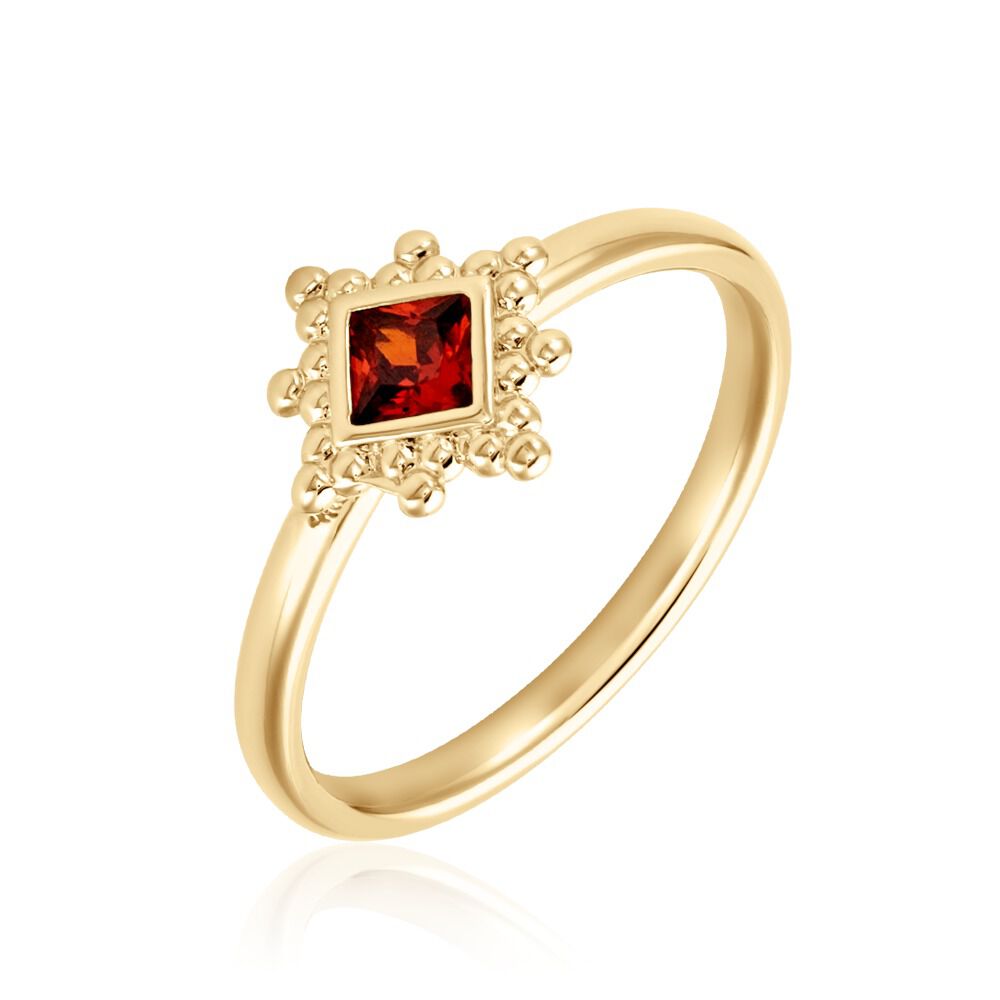 Bague Bobbie Plaqué Or Jaune Oxyde De Zirconium - Bagues avec pierre Femme | Marc Orian