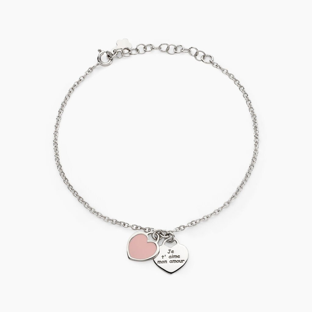 Bracelet Kalliopea Argent Blanc - Bracelets chaînes Femme | Marc Orian