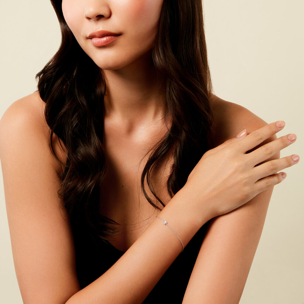 Bracelet Marciana Argent Blanc Oxyde De Zirconium - Bracelets fantaisie Femme | Marc Orian