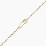 Bracelet Aurore Acier Dor&eacute; Cristal - Bracelets cha&icirc;nes Femme | Marc Orian