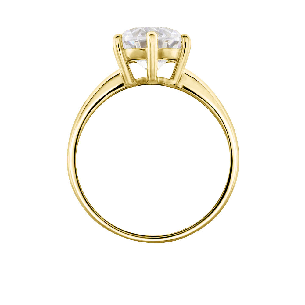 Solitaire Or Jaune Poeninus Oxyde - Solitaires Femme | Marc Orian