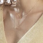 Collier Plaqu&eacute; Or Jaune Dev Oxyde De Zirconium - Colliers multirangs Femme | Marc Orian