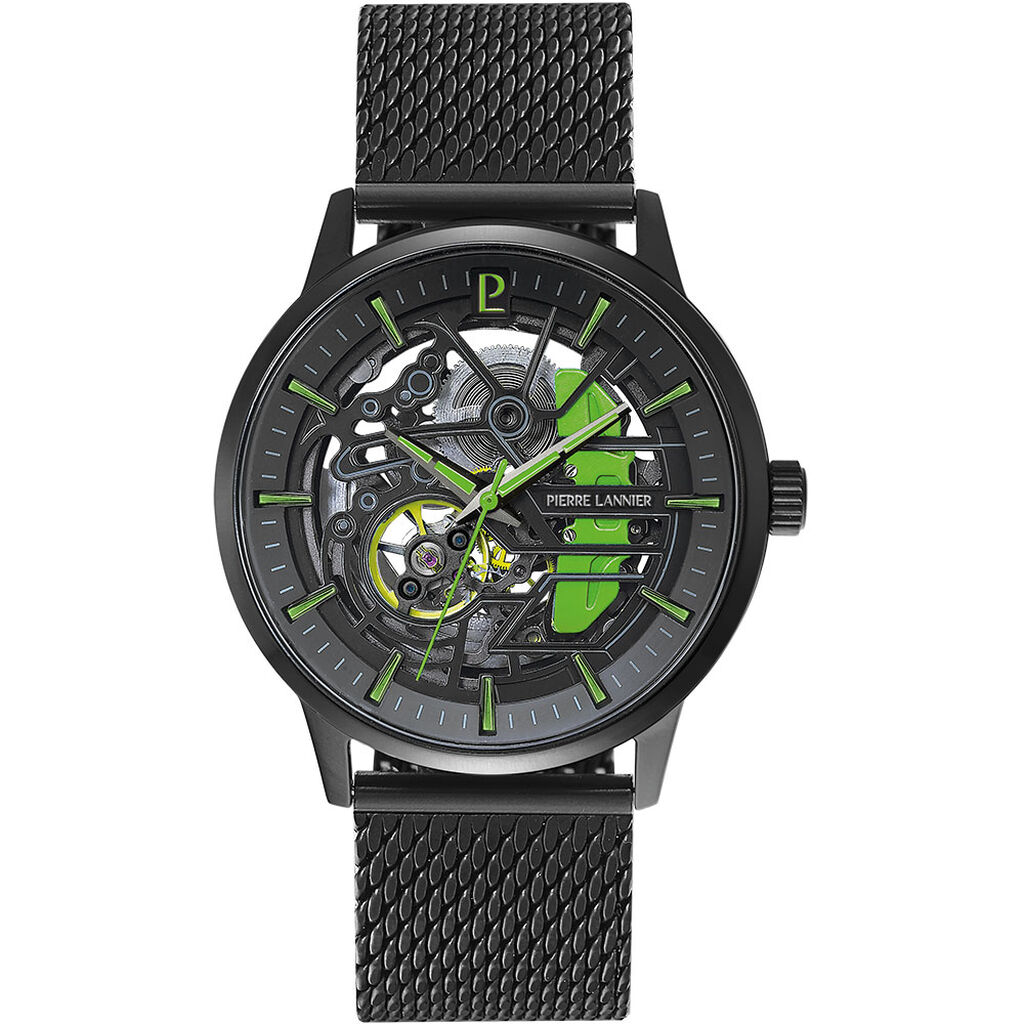 Montre Pierre Lannier Paddock Noir - Montres automatiques Homme | Marc Orian