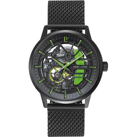 Montre Pierre Lannier Paddock Noir - Montres automatiques Homme | Marc Orian