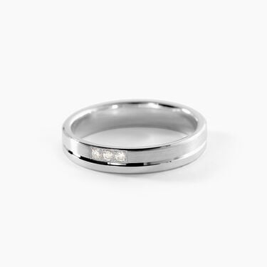 Alliance Velina Or Blanc Diamant