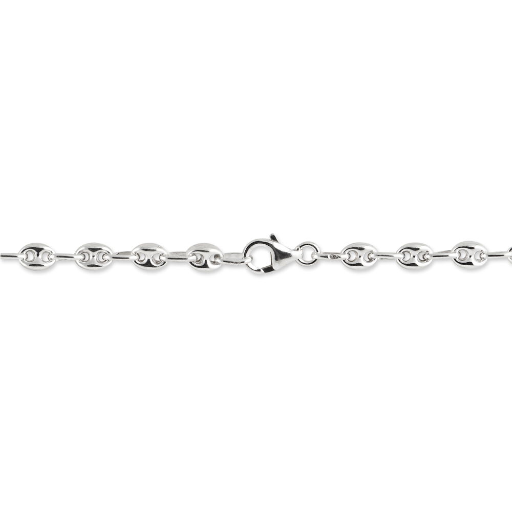 Collier Carrus Argent Blanc - Chaines Homme | Marc Orian