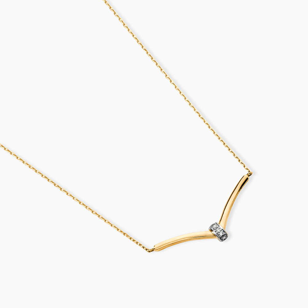 Collier Rosmerta Or Jaune Diamant - Colliers avec pierres Femme | Marc Orian