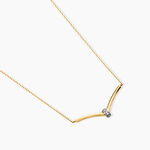 Collier Rosmerta Or Jaune Diamant - Colliers avec pierres Femme | Marc Orian