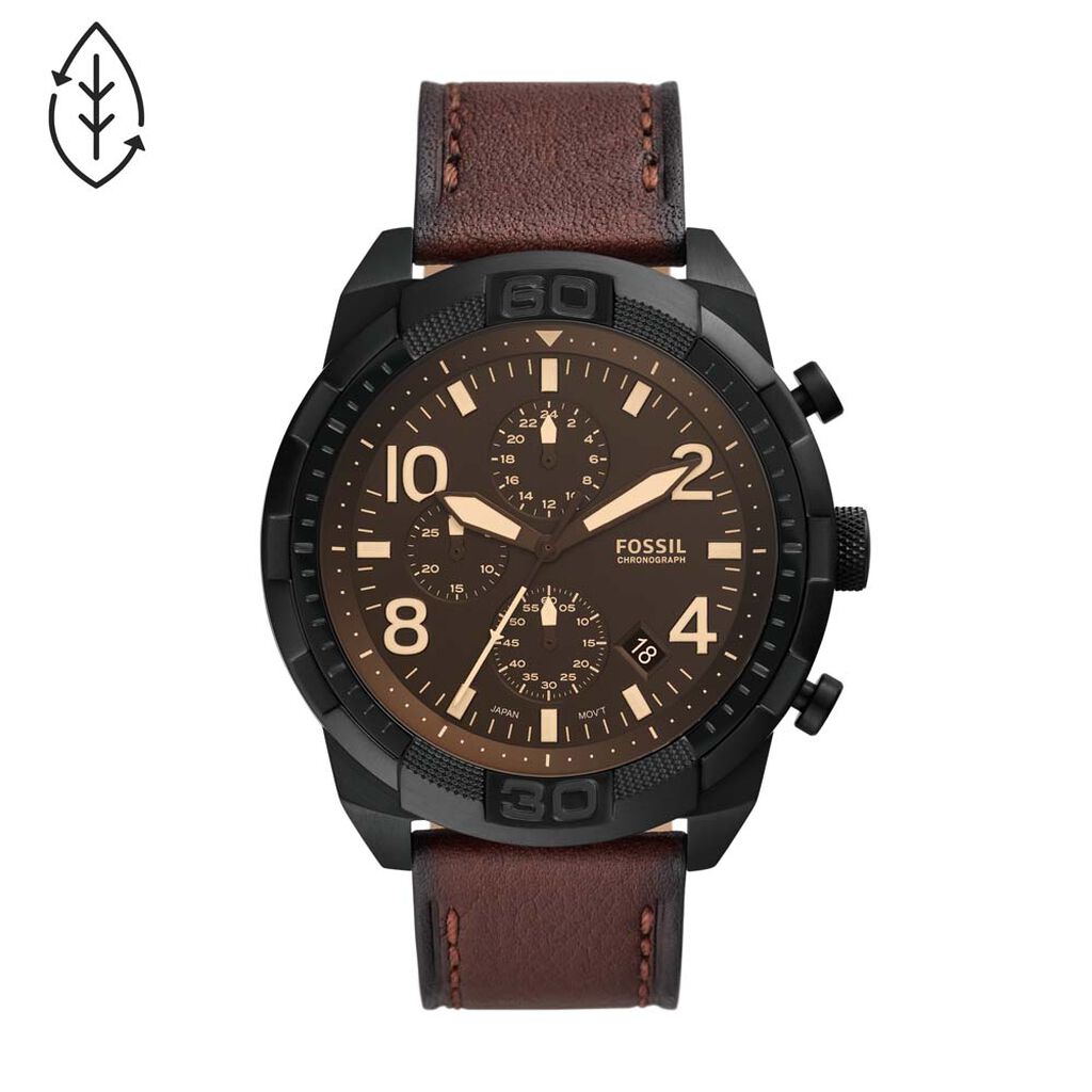 Montre Fossil Bronson 50 Noir - Montres étanches Homme | Marc Orian