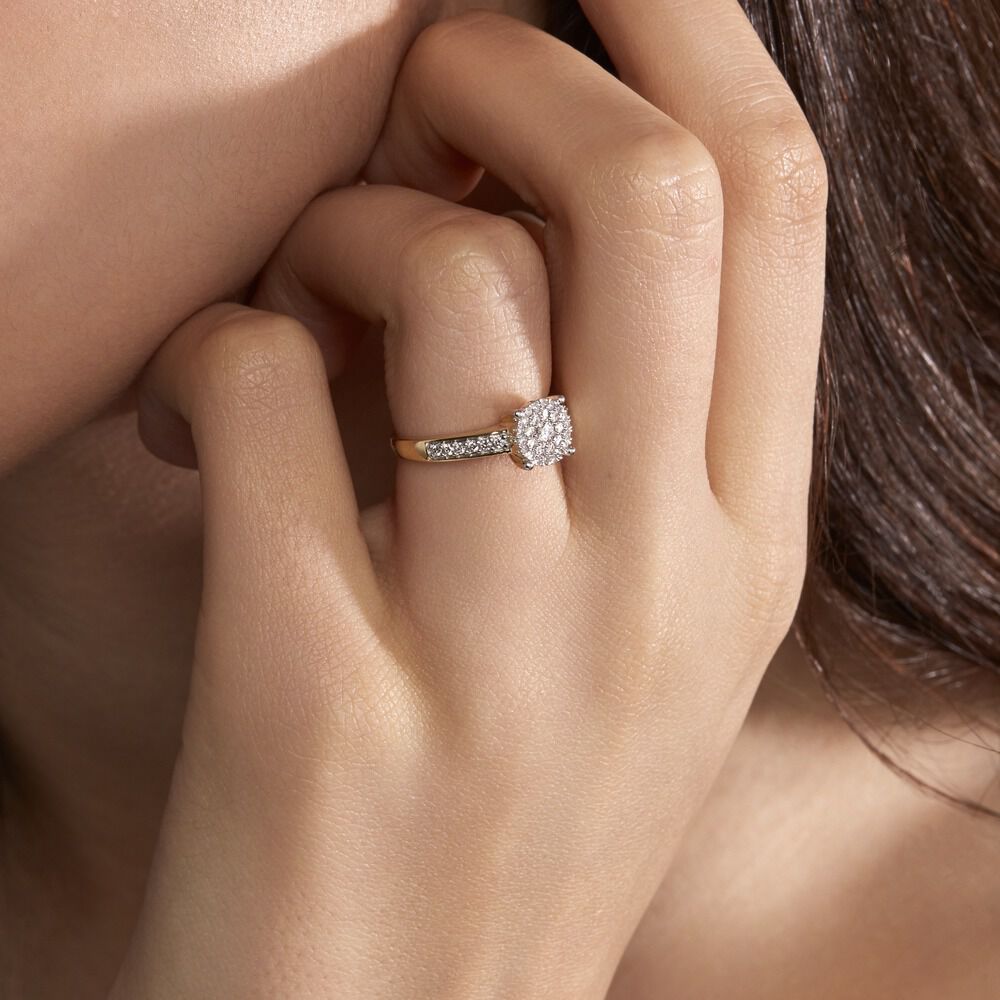 Bague Serena Or Jaune Diamant - Bagues pierres précieuses Femme | Marc Orian