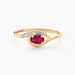 Bague Emotion Or Jaune Rubis Diamant - Bagues vintage Femme | Marc Orian