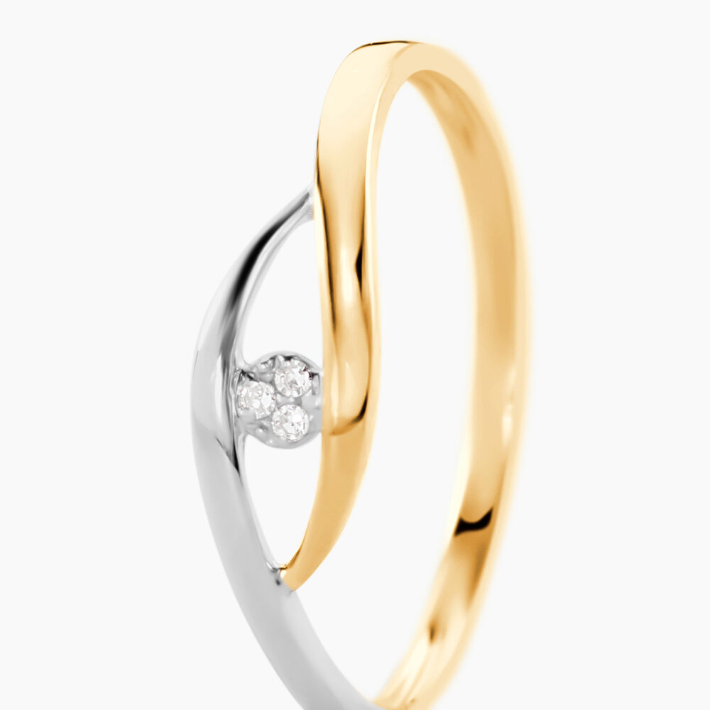Bague Nohane Or Bicolore Diamant - Solitaires Femme | Marc Orian