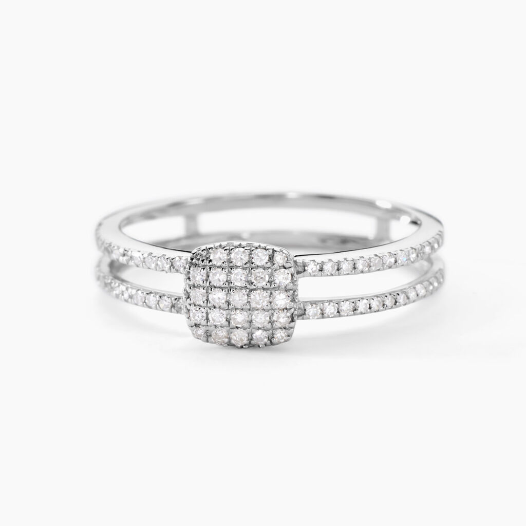 Bague Aude Or Blanc Diamant - Bagues Femme | Marc Orian