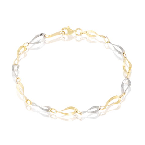 Bracelet Alejo Maille Fantaisie Or Bicolore - Bracelets chaînes Femme | Marc Orian