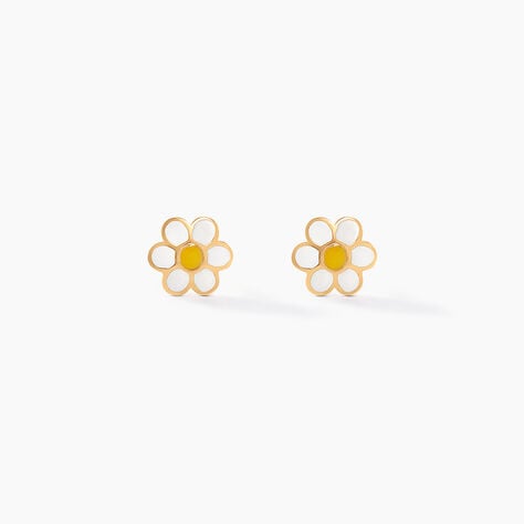 Boucles D'oreilles Puces Marigold Or Jaune - Puces Enfant | Marc Orian