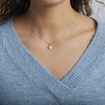 Collier Dari Or Blanc Oxyde De Zirconium - Colliers avec pierres Femme | Marc Orian