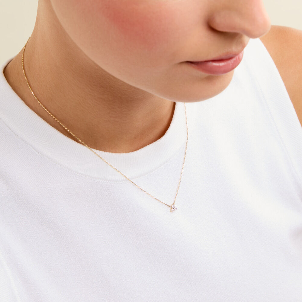 Collier Seonaid Or Jaune Diamant - Colliers avec pierres  | Marc Orian