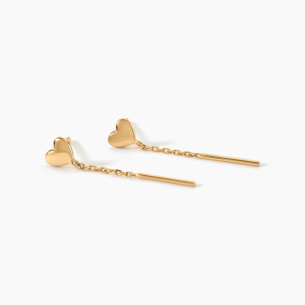 Boucles D'Oreilles Pendantes Falone Plaqu&eacute; Or Jaune - Pendantes Femme | Marc Orian