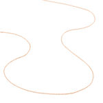 Cha&icirc;ne Igoa Maille For&ccedil;at Diamantee Or Rose - Chaines Femme | Marc Orian