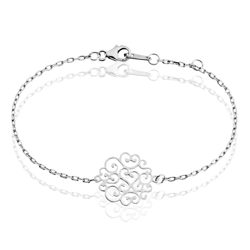 Bracelet Clara Argent Blanc - Bracelets chaînes Femme | Marc Orian