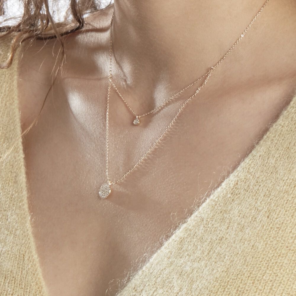 Collier Plaqué Or Jaune Dev Oxyde De Zirconium - Colliers multirangs Femme | Marc Orian