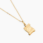 Pendentif Lamie Zodiaque Parchemin Or Jaune - Bijoux personnalis&eacute;s Famille | Marc Orian