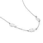 Collier Argent Blanc Bakia - Colliers fantaisie Femme | Marc Orian