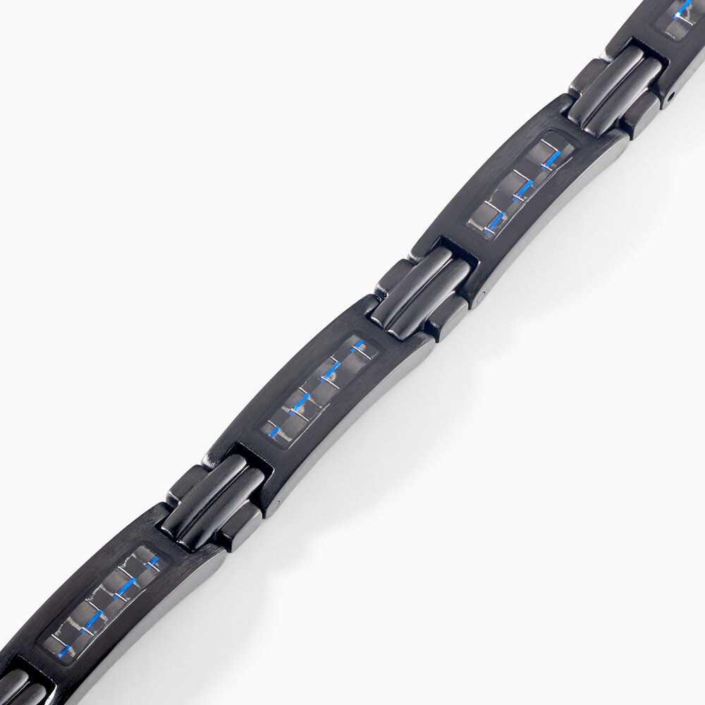 Bracelet Phebus Him Felipe Acier Noir - Bracelets cha&icirc;nes Homme | Marc Orian