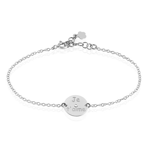 Bracelet Argent Blanc Kalmie Verre - Bracelets chaînes Femme | Marc Orian
