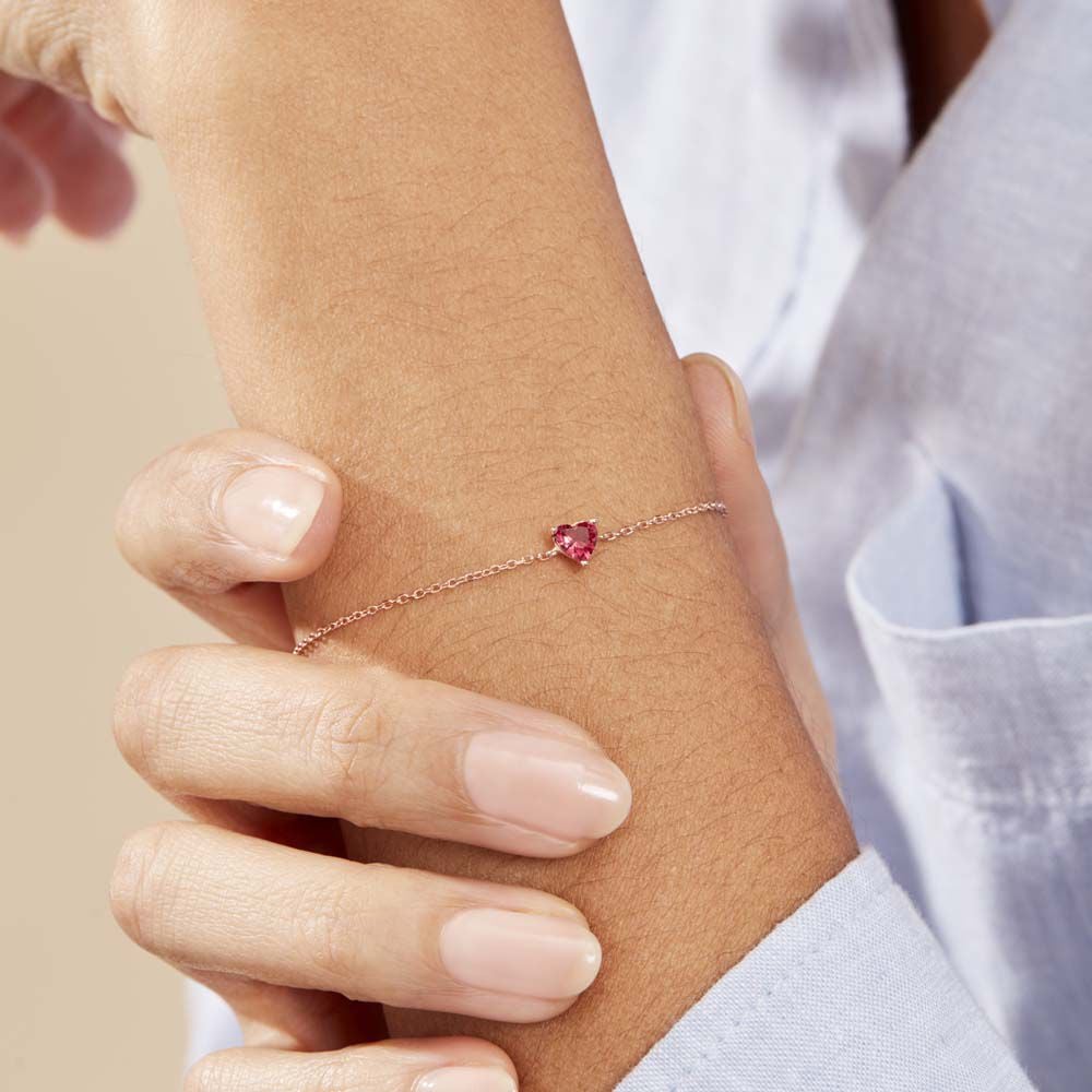 Bracelet Kelvyn Argent Rose Oxyde - Bracelets chaînes Femme | Marc Orian