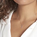 Pendentif Canice Croix Or Blanc Oxyde De Zirconium - Pendentifs Famille | Marc Orian