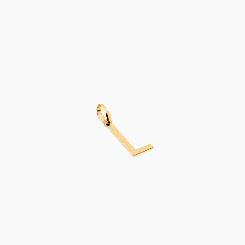 Pendentif Ionia Lettre Or Jaune - Pendentifs Famille | Marc Orian
