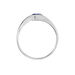 Bague Camilia Or Blanc Saphir - Solitaires Femme | Marc Orian