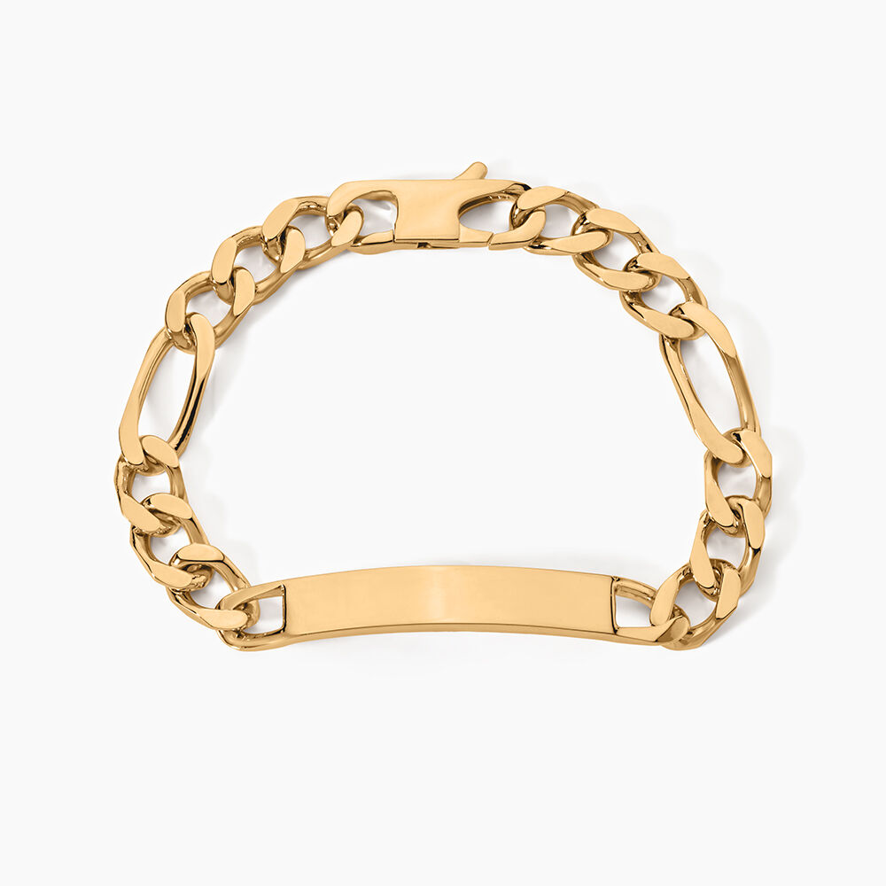 Bracelet Identit&eacute; Bixente Plaqu&eacute; Or Jaune - Gourmettes Homme | Marc Orian