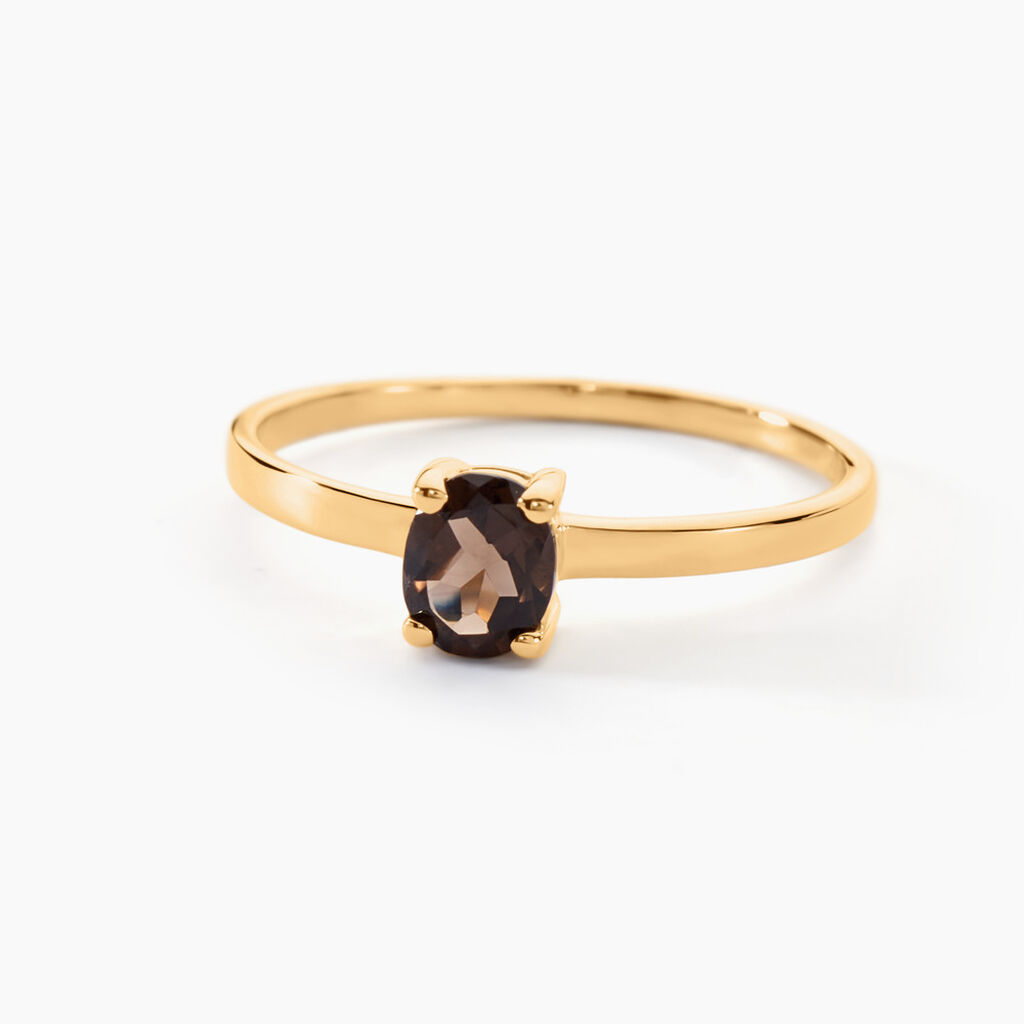 Bague Lily Or Jaune Quartz - Bagues avec pierre Femme | Marc Orian
