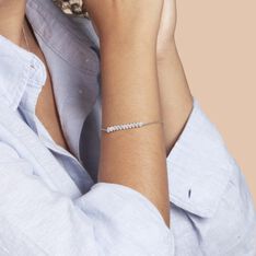 Bracelet Gilleberte Argent Oxyde - Bracelets chaînes Femme | Marc Orian