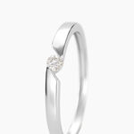 Bague Or Blanc Anilie Diamant - Parures de mariage Femme | Marc Orian