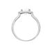 Bague Adrienne Or Blanc Oxyde De Zirconium - Bagues Solitaire Femme | Marc Orian