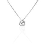 Collier Cherice Argent Blanc Oxyde De Zirconium - Colliers avec pierres Femme | Marc Orian