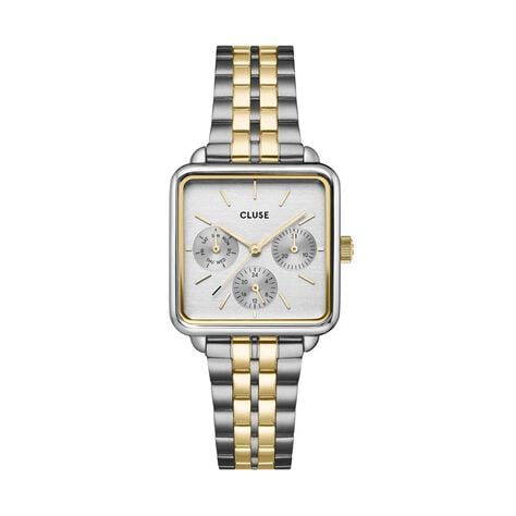 Montre Cluse La Tetragone Multifunction Argenté - Montres étanches Femme | Marc Orian