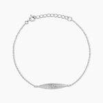Bracelet Etta Argent Blanc - Bracelets fantaisie Femme | Marc Orian