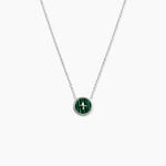 Collier Izarra Argent Blanc Malachite - Colliers avec pierres Femme | Marc Orian