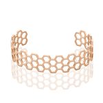 Bracelet Jonc Ouvert Acier Rose Buglose - Bracelets joncs Femme | Marc Orian