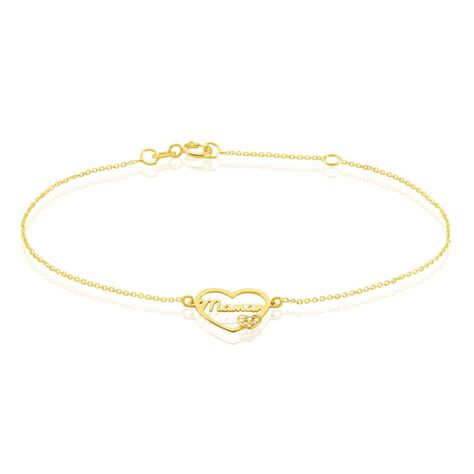 Bracelet Verohanta Or Jaune Oxyde De Zirconium - Bracelets chaînes Femme | Marc Orian
