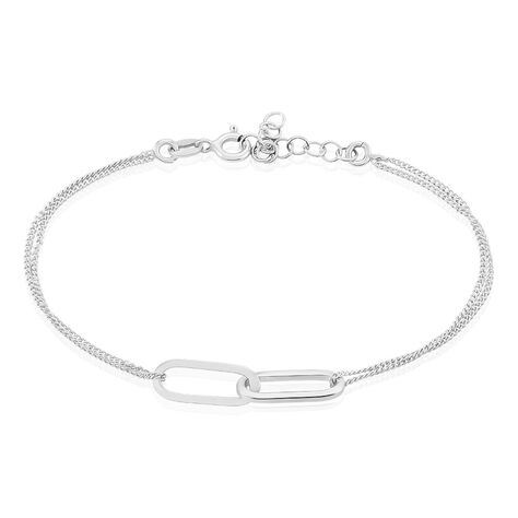 Bracelet Andrea Argent Blanc - Bracelets chaînes Femme | Marc Orian